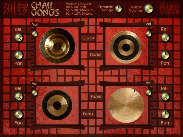 Chau Gongs Drum synth