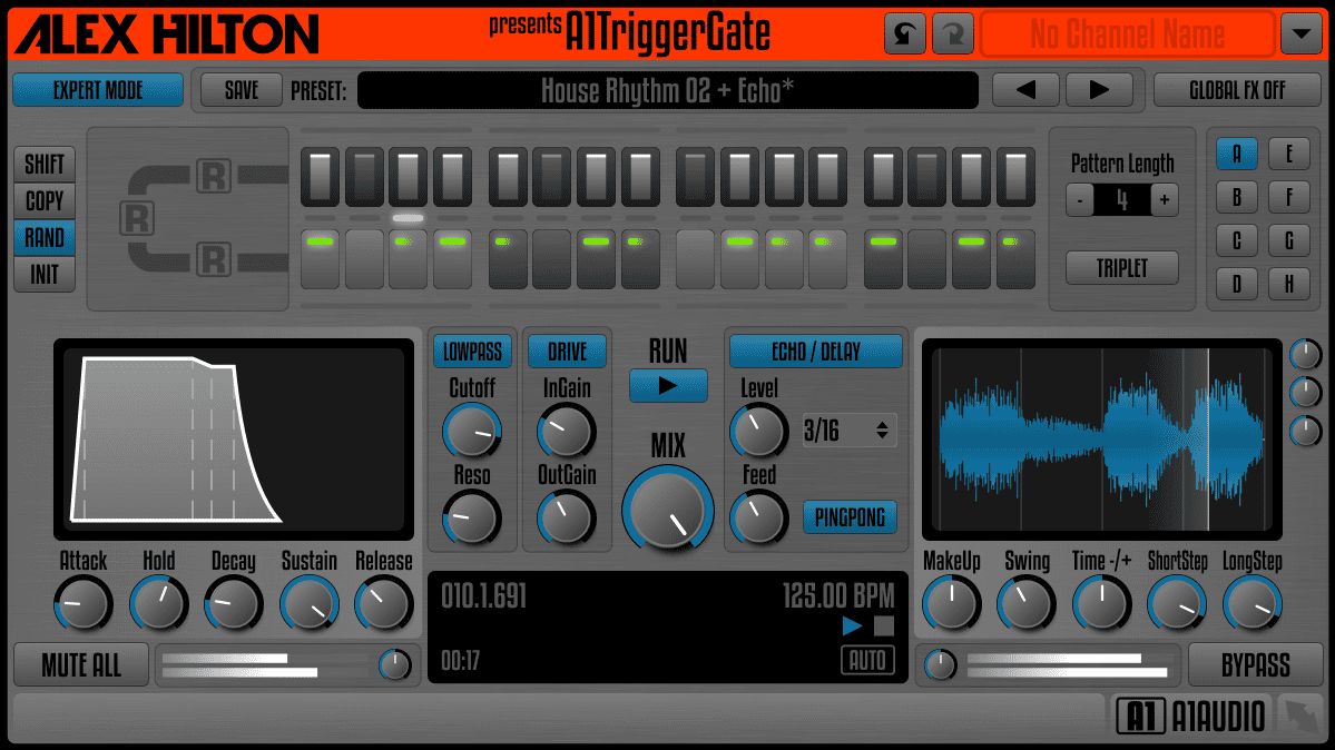Free Effect Plugins A1 Audio Trigger gate VST