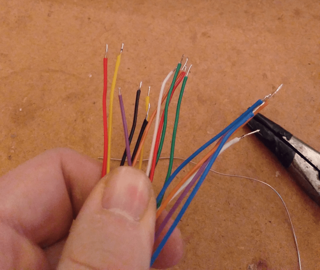 Photo of pre soldered wires