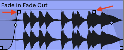 Fades Post Screen shot from Ableton Live showing Fades being drawn.