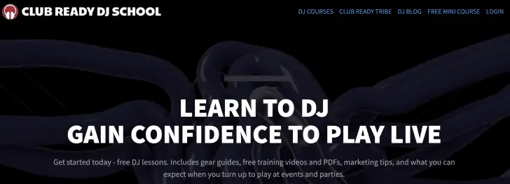 Best DJ School Club Ready promo banner