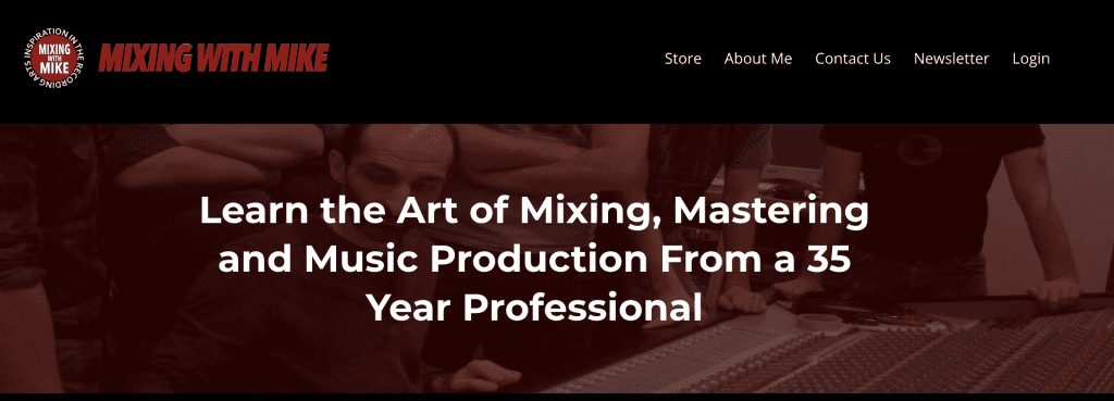 Mixing with mike online mixing and mastering courses